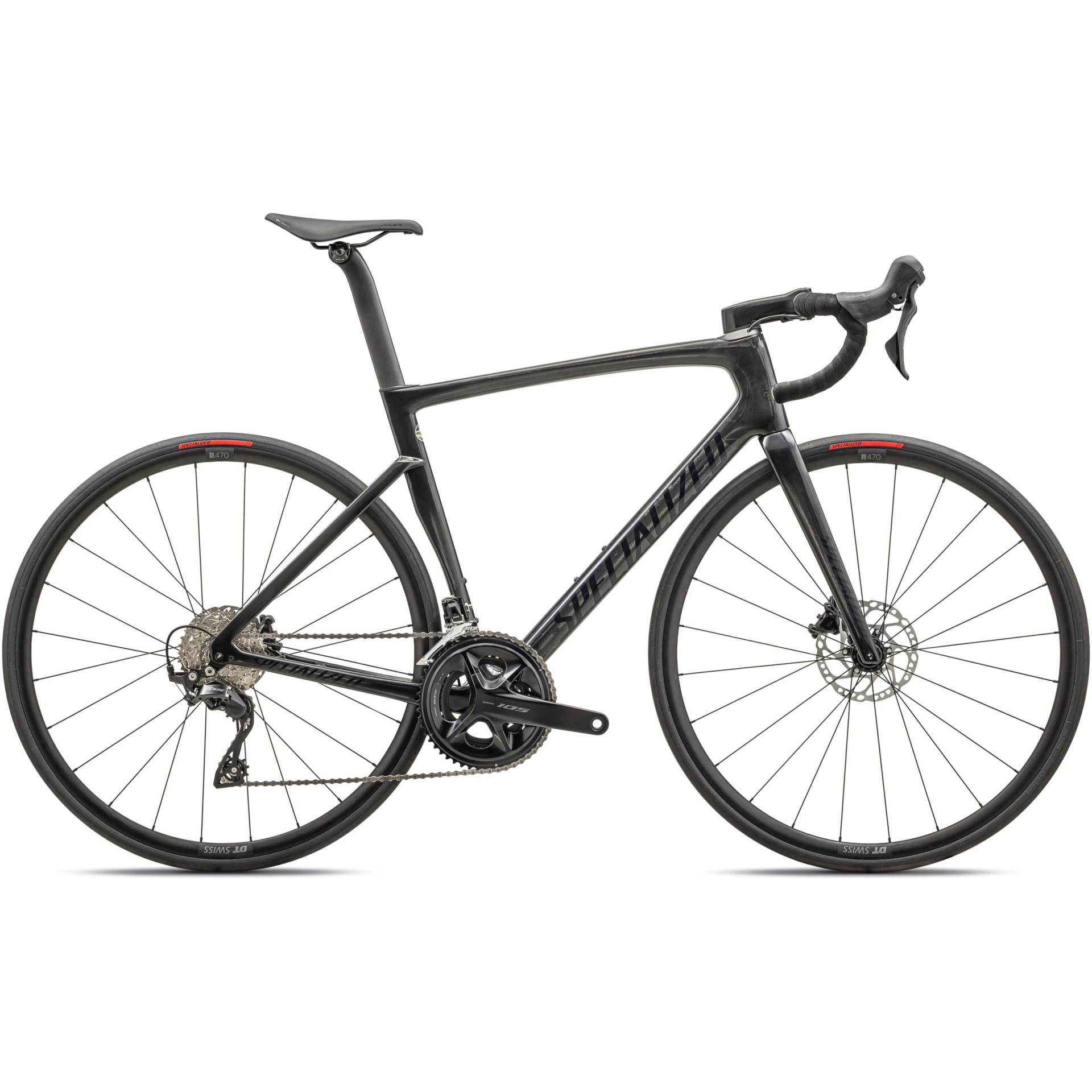 Wir präsentieren das Specialized Tarmac SL7 Sport – ein elegantes, schwarzes Rennrad mit dünnen Reifen, Rennlenker und leichtem Carbonrahmen. Ausgestattet mit Scheibenbremsen und einer Shimano-Gruppe zeigt dieses minimalistische Design das Markenzeichen des Herstellers deutlich auf dem Rahmen. Jetzt in unserem Online-Fahrradshop erhältlich – für Komfort und Qualität.